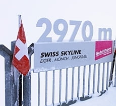 Mt. Schilthorn SWISS SKYLINE Eiger, Monch, Jungfrau